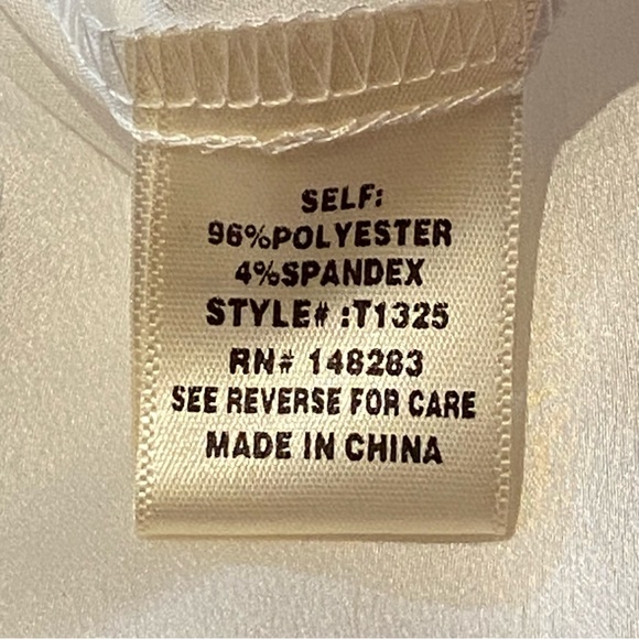 Akira White Satin Off Shoulder Top Size Small NWOT - Picture 13 of 16